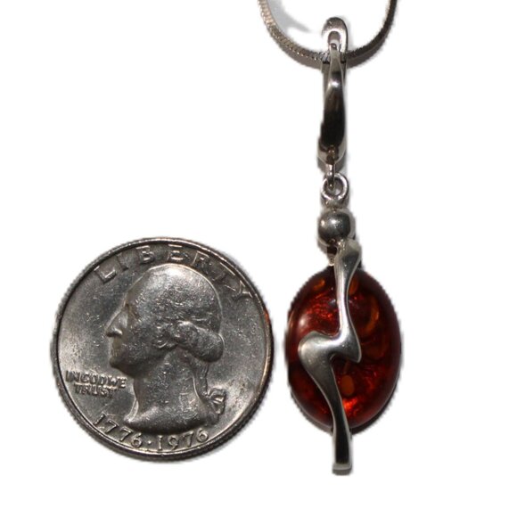 Sterling Silver Copal Necklace - Picture 3 of 7